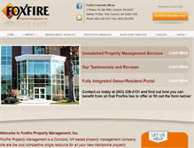 Tablet Screenshot of foxfirenh.com